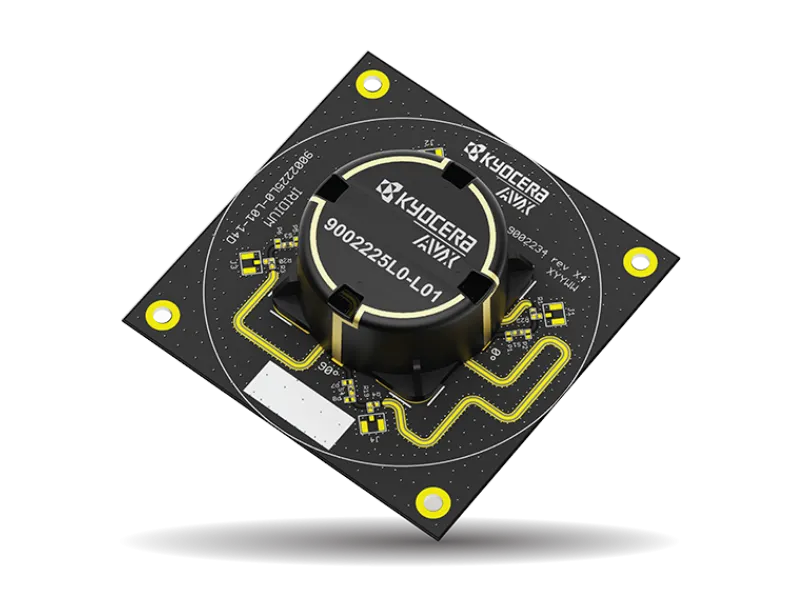 Iridium LDS Cap Antenna Evaluation Board
