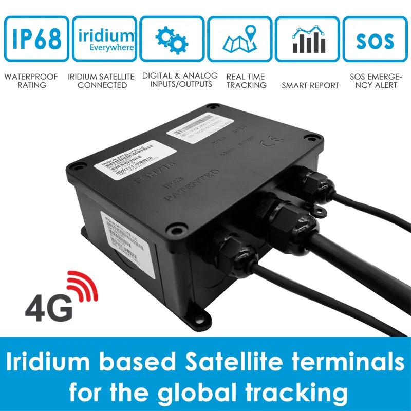 TR130-4G Dual-Mode Satellite GPS Tracker