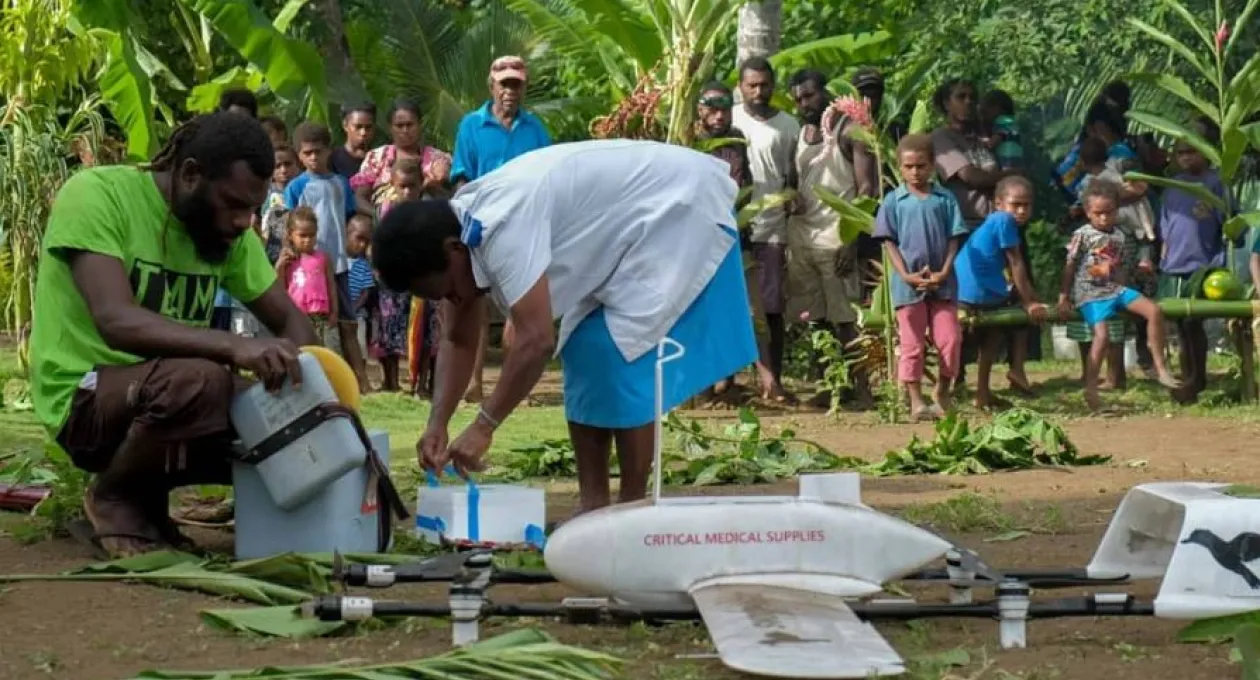 Swoop Aero_Iridium GLOS_First delivery of vaccines - Erromango.JPG