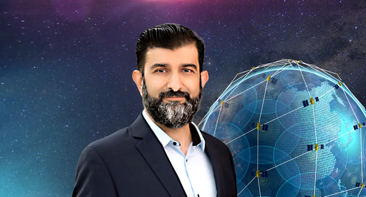 Behind the Network graphic showcasing Ahsen Abassi