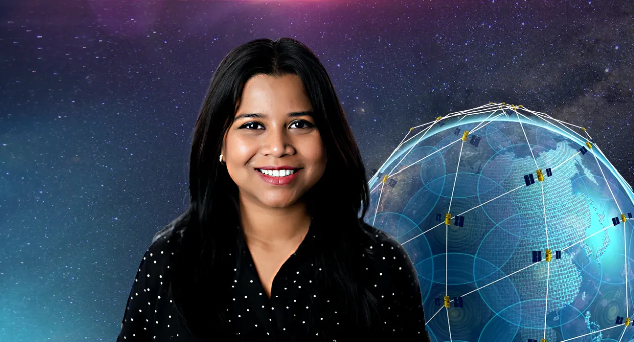 Behind the Network graphic showcasing Ankita Baliarsingh