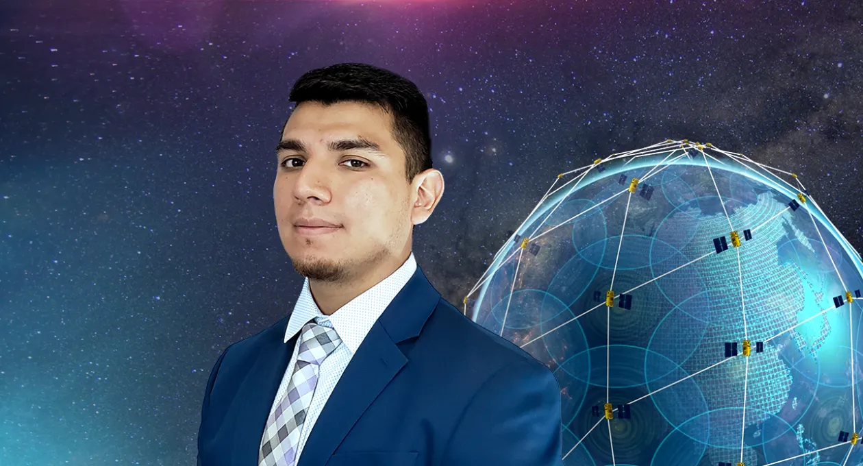 Behind the Network graphic showcasing Erick Terrazas