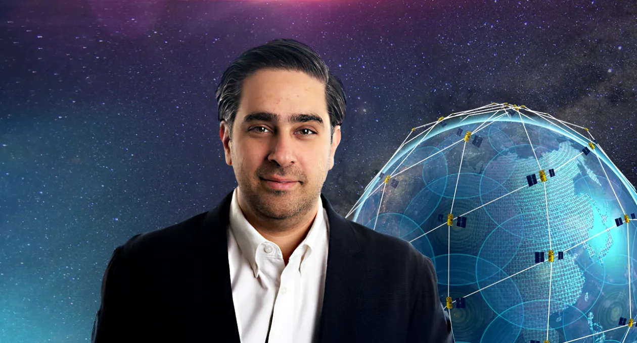 Behind the Network graphic showcasing Omid Nia