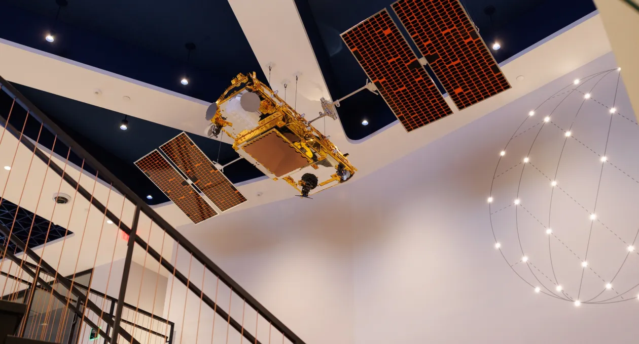 Iridium Headquarters Satellite