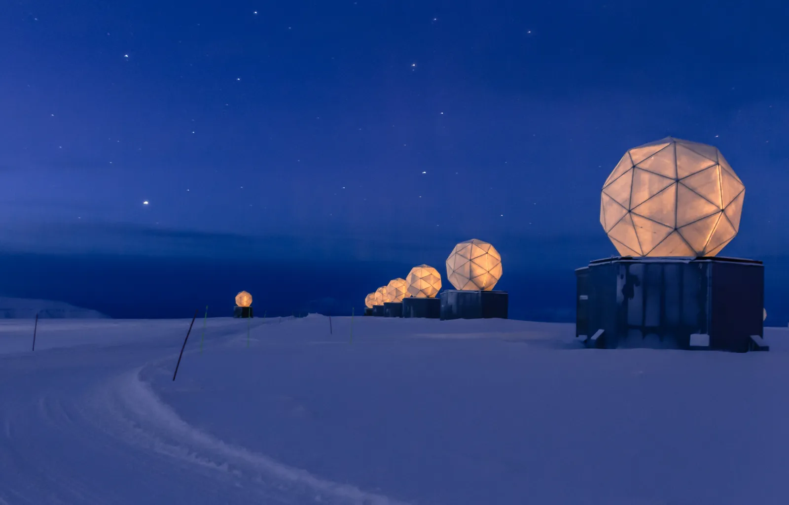 Photo of Svalbard Ground Station Image Credit: Ivar Stakvik