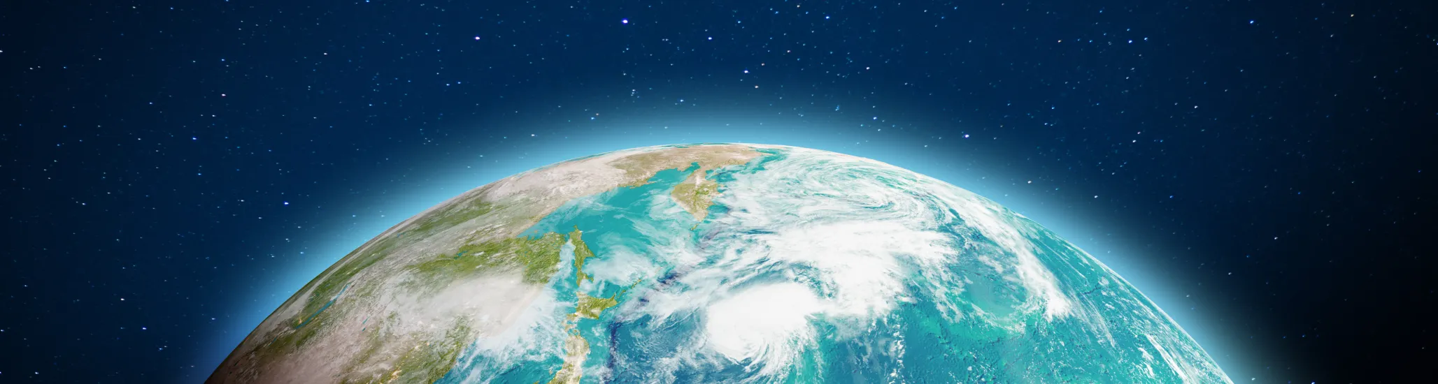 View of Earth from space