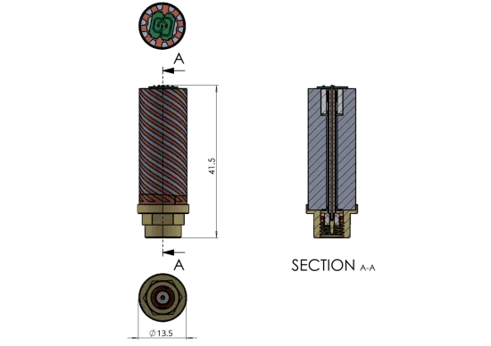 HXDC1600-SAA - Iridium Antenna - SMA Connector