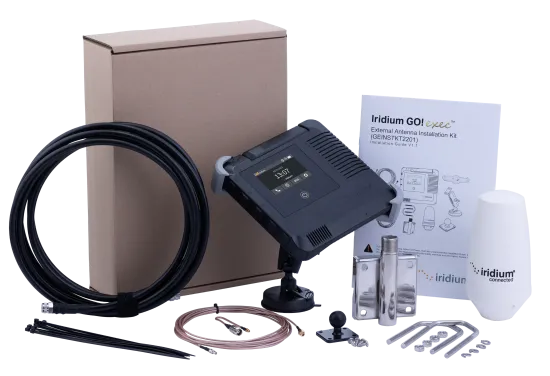 Iridium GO! exec® Premium Dual Mode Antenna Kit (With GNSS)
