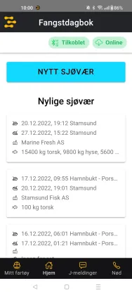 SG Marine Catch Report App