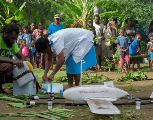 Swoop Aero_Iridium GLOS_First delivery of vaccines - Erromango.JPG