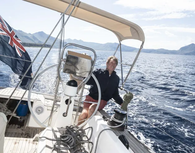Charlie Pitcher sailing