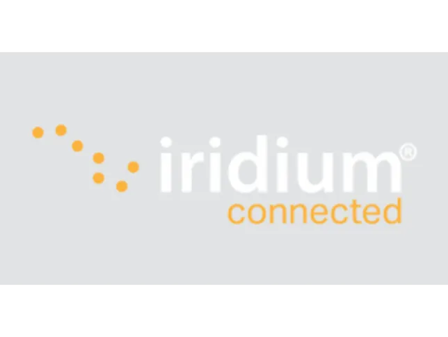 Iridium Connected Logo White and Gold Thumbnail