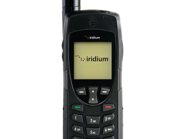 Iridium 9555 on white 