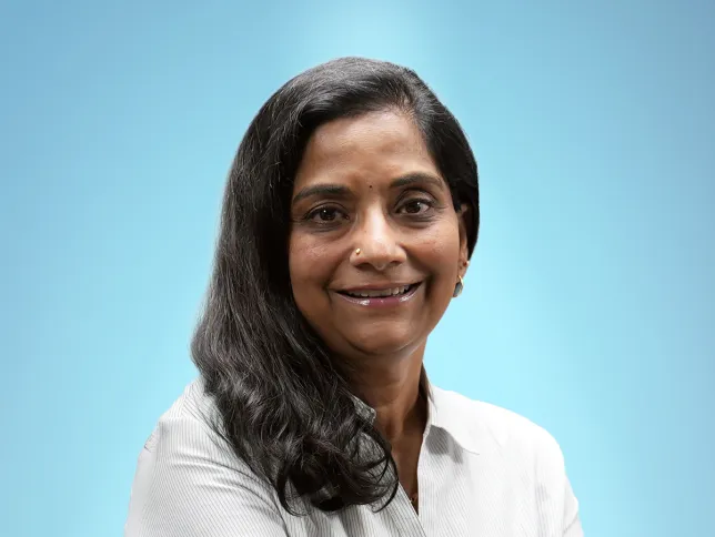 Headshot of Iridium Chief Information Officer Manjula Sriram