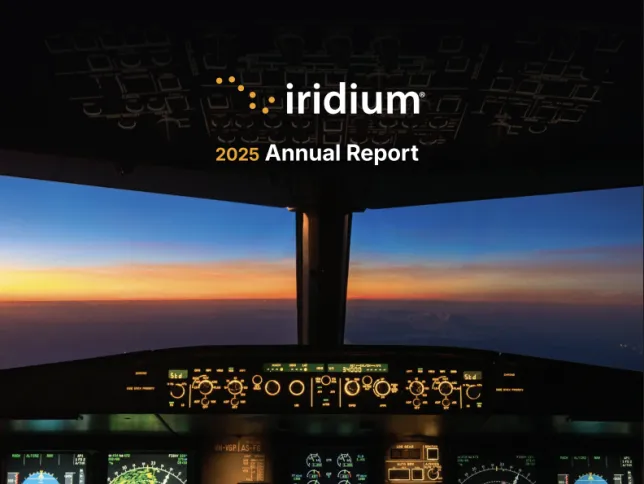 Iridium Communications 2025 Annual Report Cover