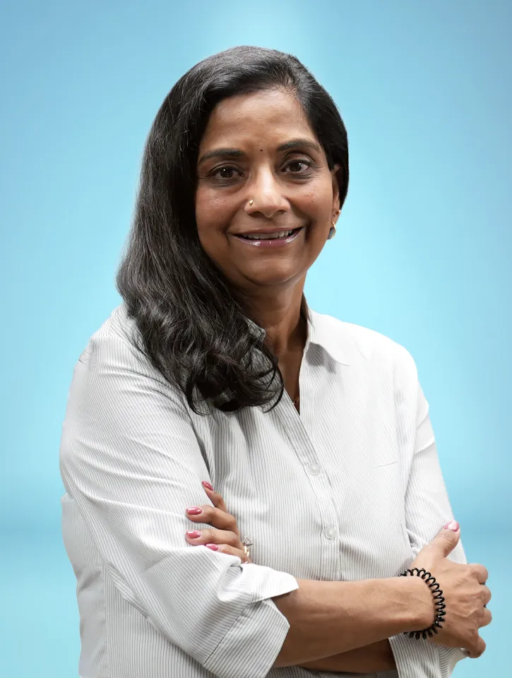 Headshot of Iridium Chief Information Officer Manjula Sriram