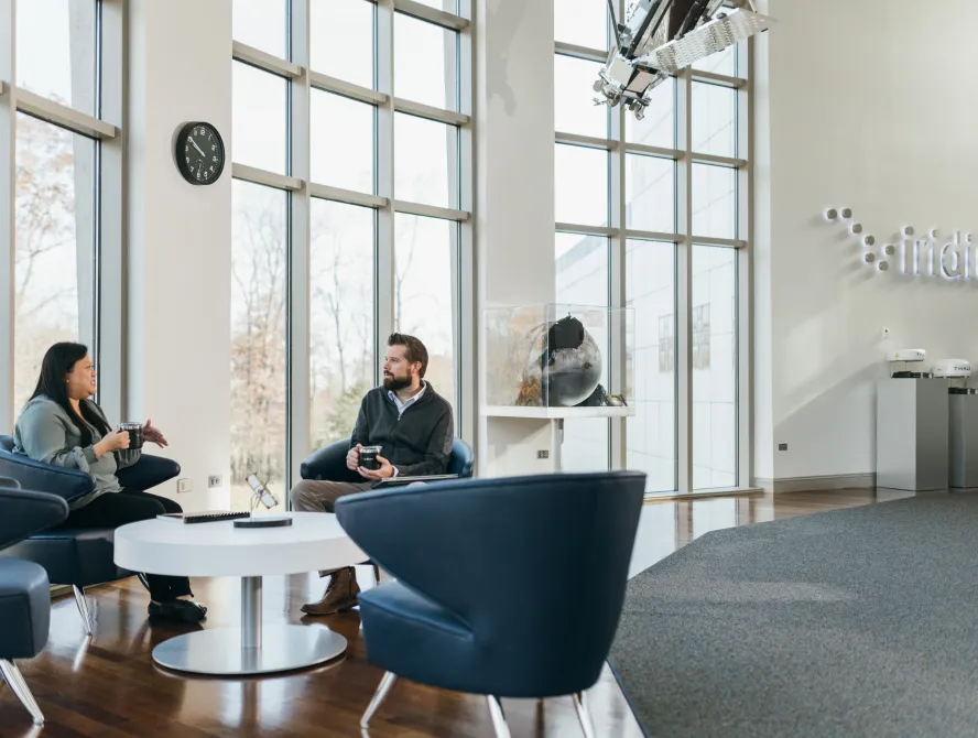 Iridium Employees Collaborating