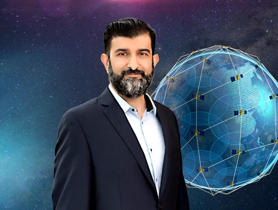 Behind the Network graphic showcasing Ahsen Abassi