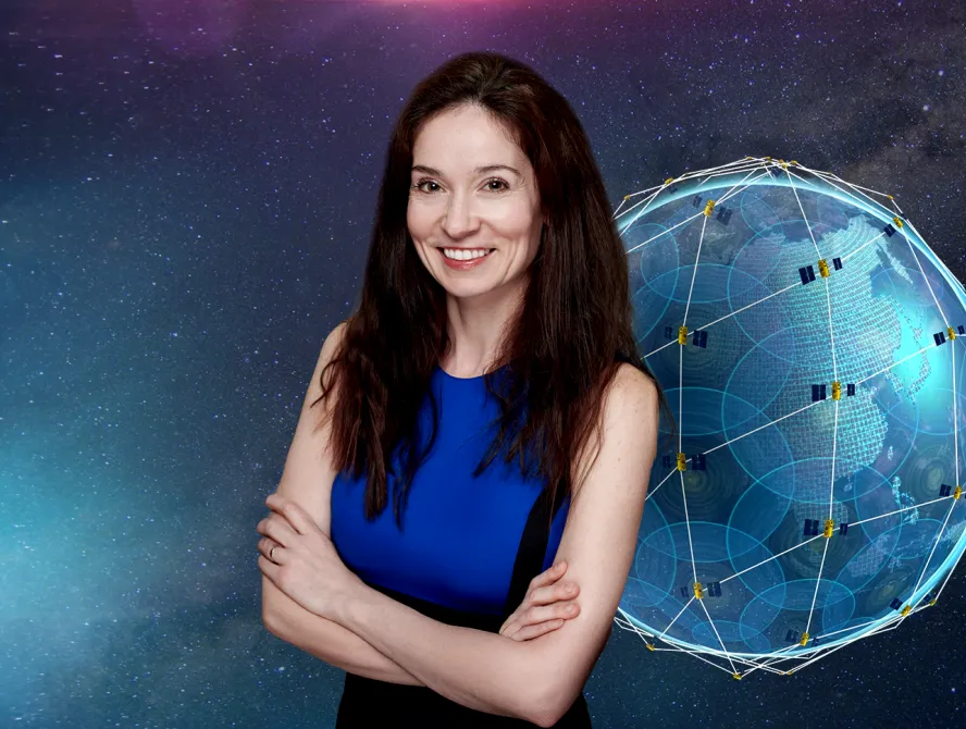 Behind the Network graphic showcasing Kalina Leiling