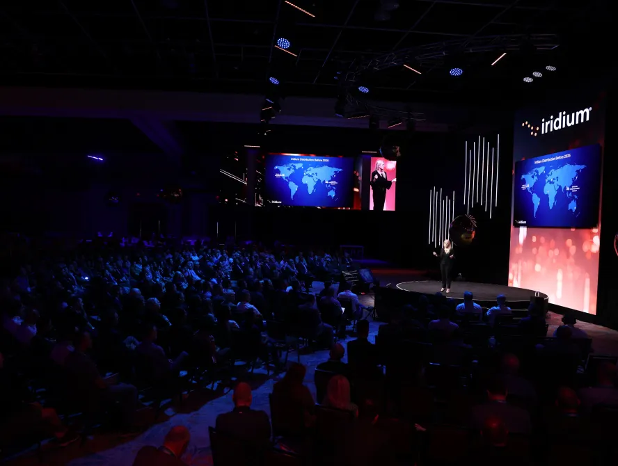 Picture of Suzi McBride at Iridium Partner Conference 2025