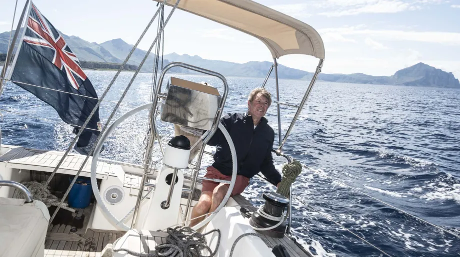 Charlie Pitcher sailing