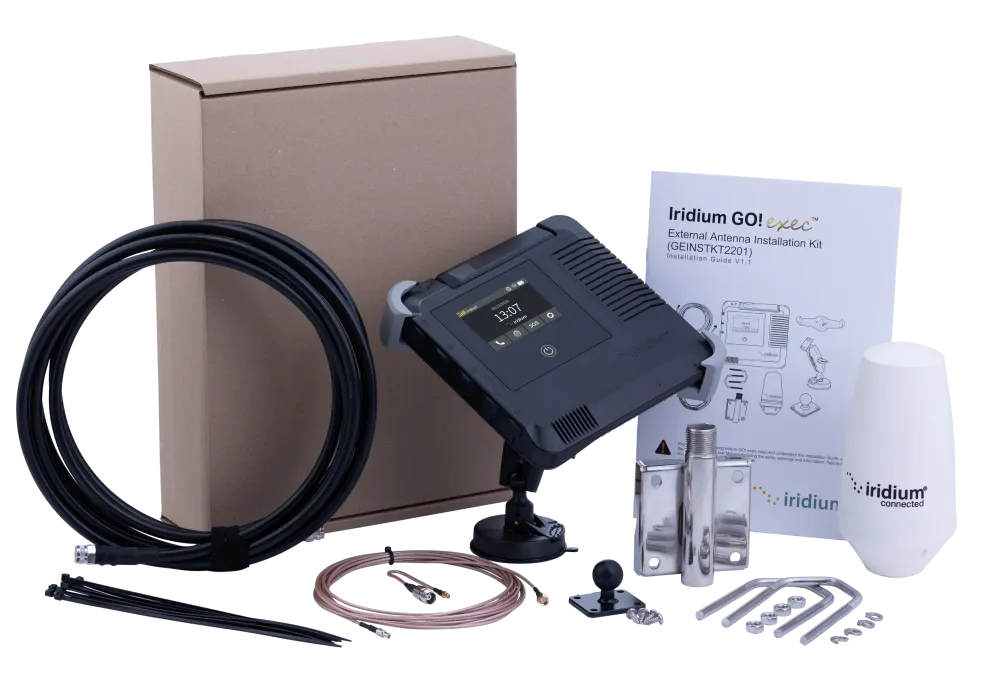 Iridium GO! exec® Premium Dual Mode Antenna Kit (With GNSS)