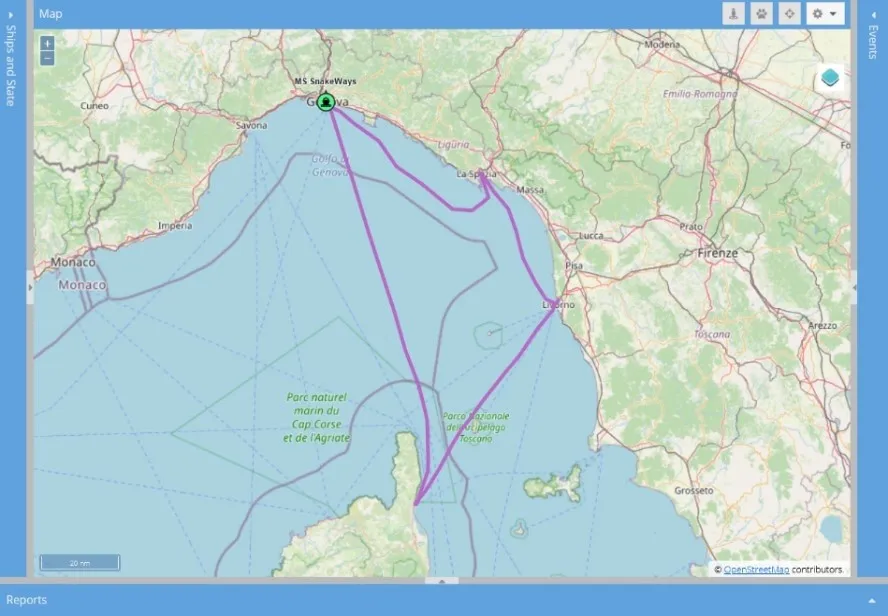 SnakeTrack Vessel Tracking