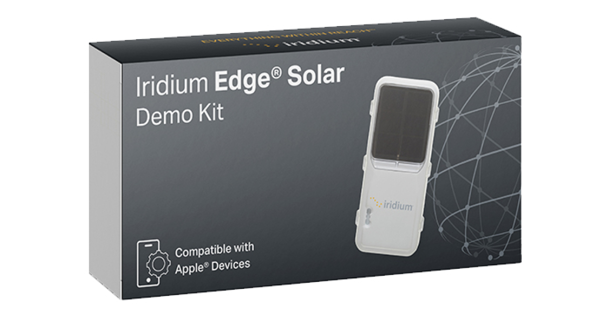 Iridium Edge® Solar Demo Kit | Iridium