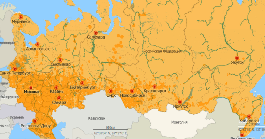 Iridium® Connects Russia