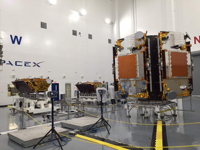 Special Delivery! The First Full Payload of Iridium NEXT Satellites Arrives at Launch Site
