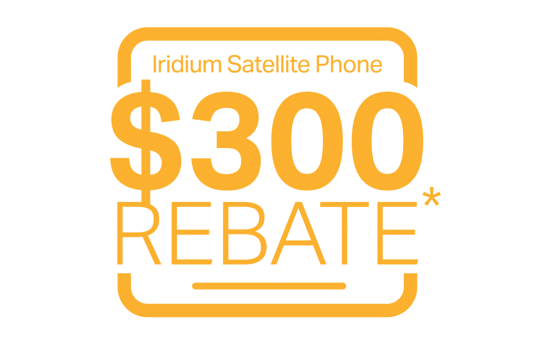 Three reasons to participate in Iridium’s Disaster Preparedness Rebate Program