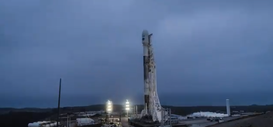 Iridium-6/GRACE-FO is Vertical for Launch at Vandenberg Air Force Base