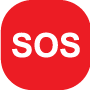 SOS IridiumGO! App button