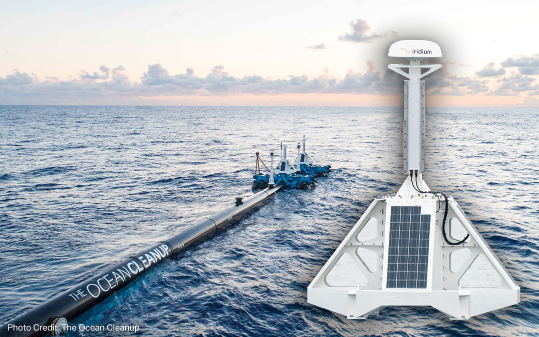 Iridium Helps The Ocean Cleanup Rid the World’s Oceans of Plastic