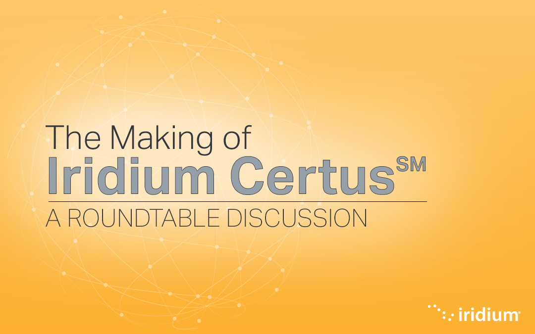 Iridium Certus - Blog Banner