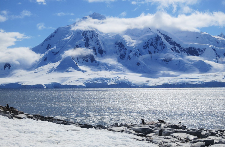 Antarctica Blue Sky