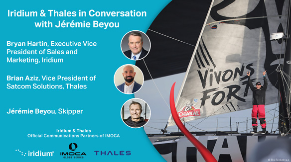 Iridium & Thales in Conversation with IMOCA Skipper Jérémie Beyou