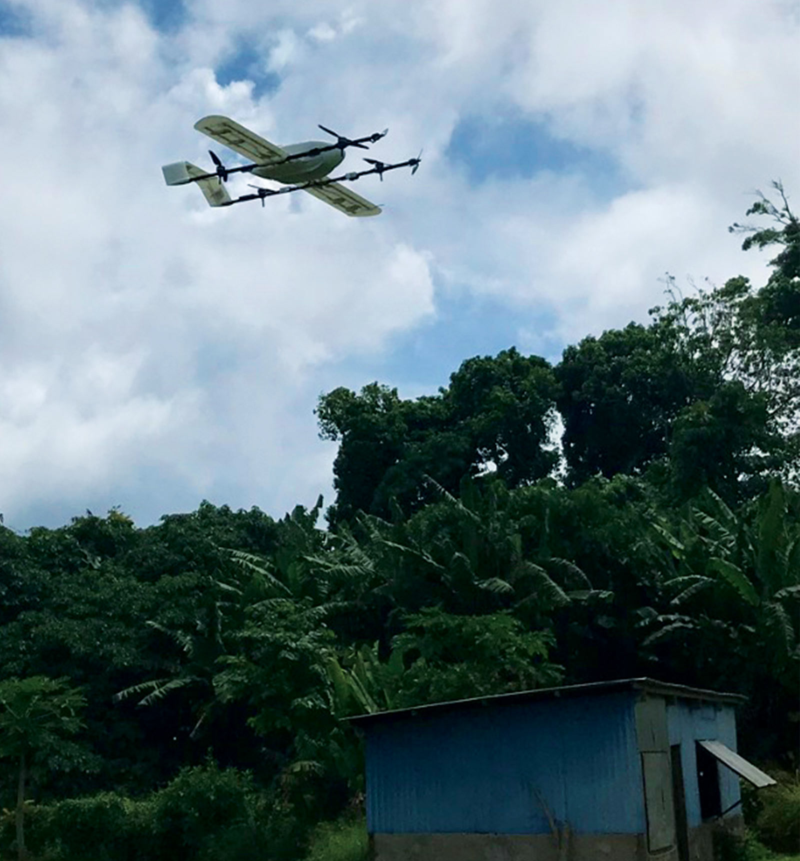 Swoop Aero Drone in Air