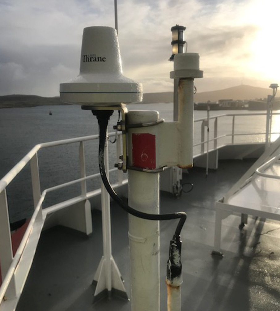 LT-3100S GMDSS Antenna on board