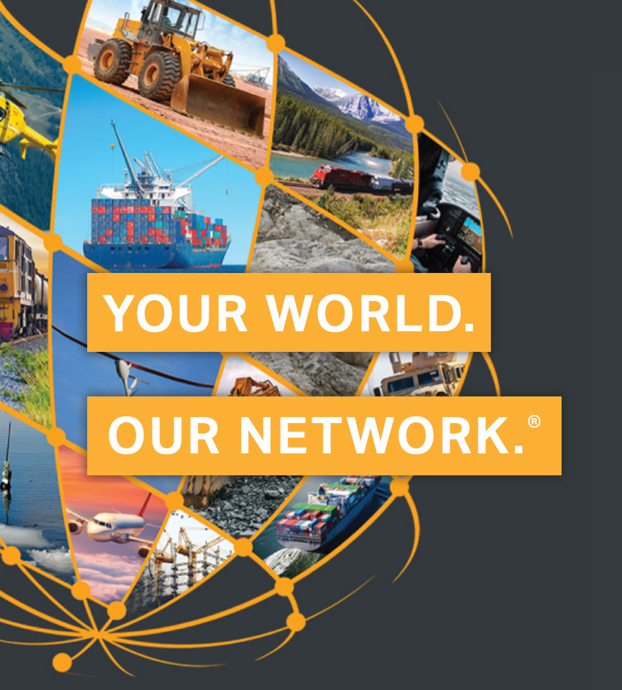 Iridium Certus - Your World. Our network. graphic