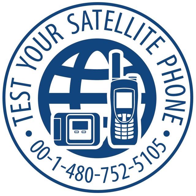 Iridium test your satellite phone icon