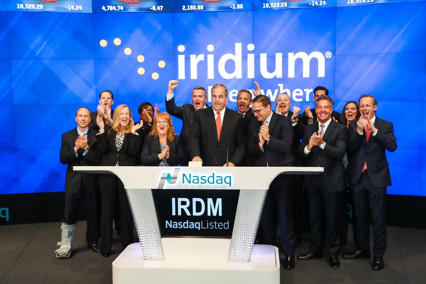 Iridium Rings the Bell to Open Trading on Nasdaq