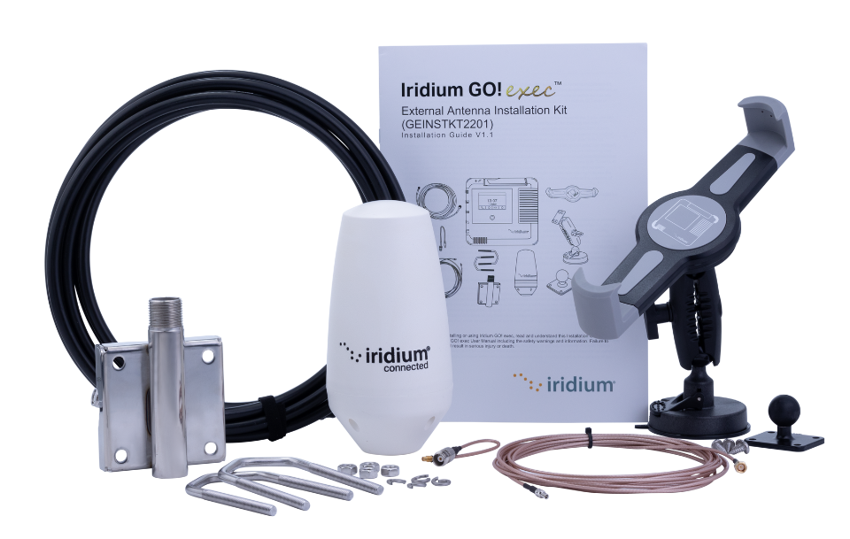 Iridium GO! exec Premium Dual Mode Antenna Kit (With GNSS)