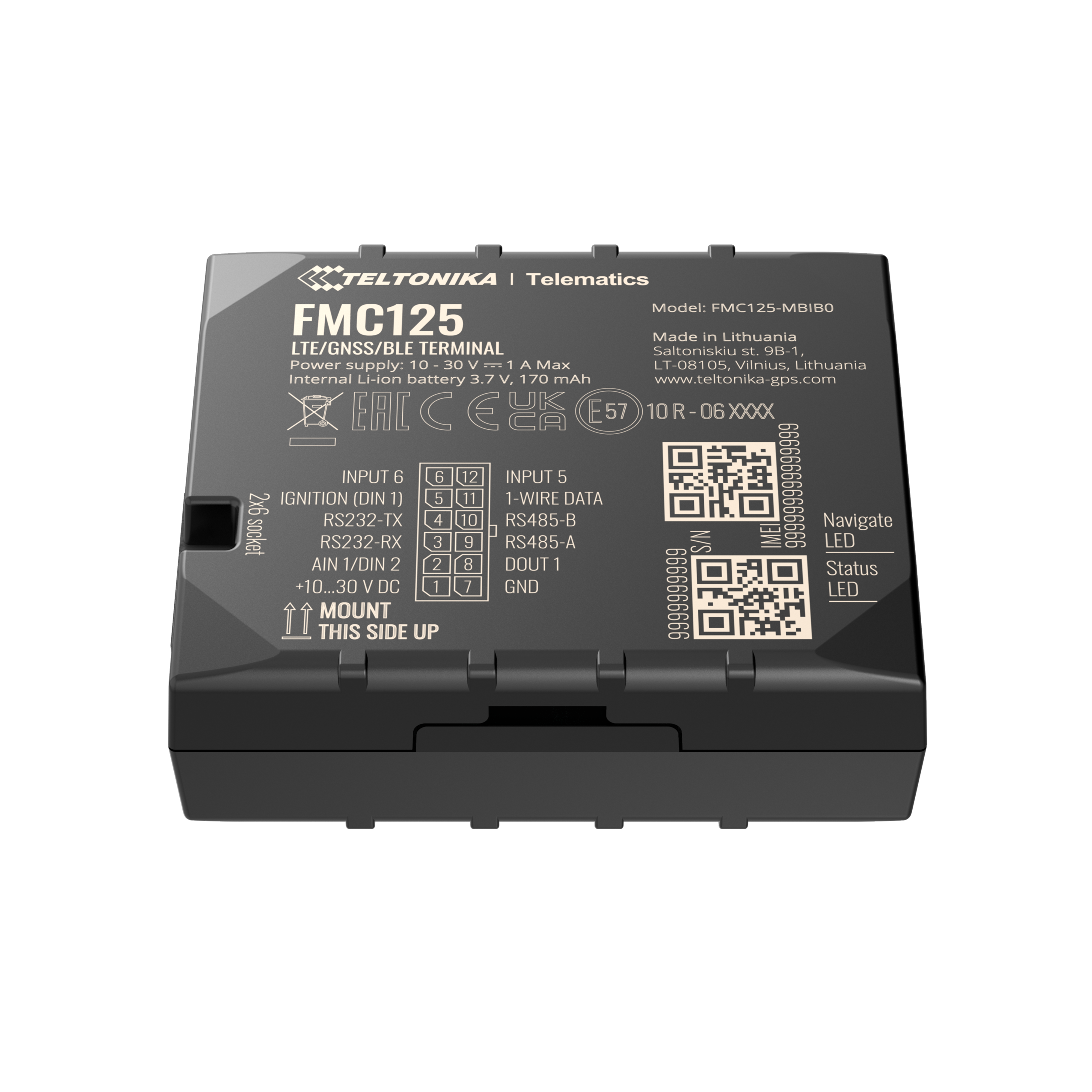 Teltonika Telematics FMC125 Advanced LTE Terminal